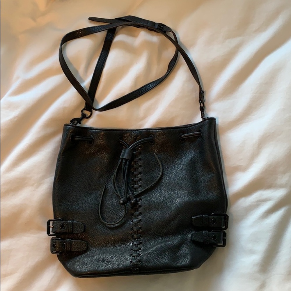 REBECCA MINKOFF - black bucket bag